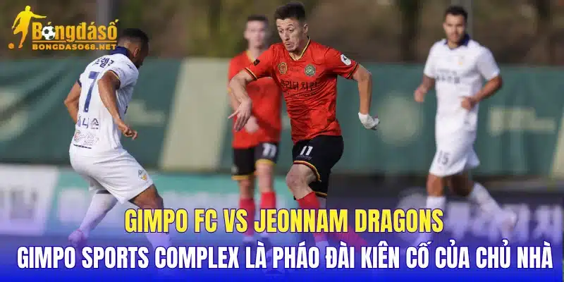 Gimpo FC vs Jeonnam Dragons Gimpo Sports Complex là pháo đài kiên cố của chủ nhà