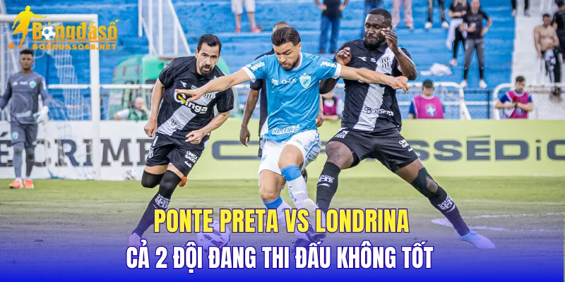 Ponte Preta vs Londrina cả 2 đội đang thi đấu không tốt